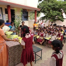 Donation event at Government School